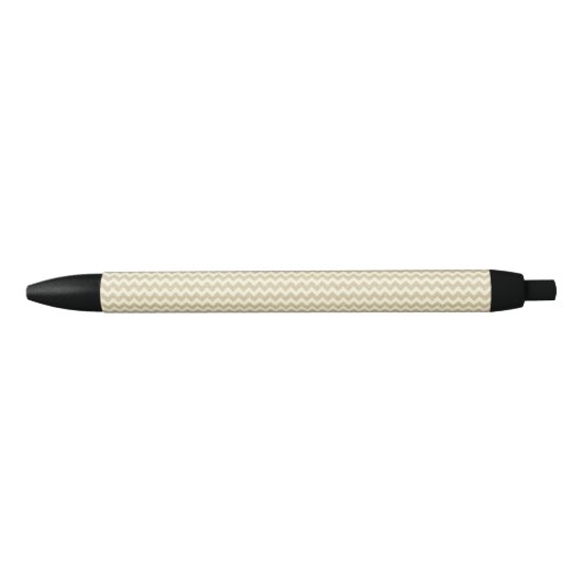 Chevron Pattern Zwarte Inkt Pen (Voorkant)