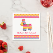 Chevron Pinata Mexican Fiesta Kinder feestservette Servet (Insitu)