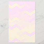 Chevron Pink en Oranje schrijfbenodigdheden voor h (Achterkant)