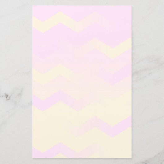 Chevron Pink en Oranje schrijfbenodigdheden voor h (Achterkant)