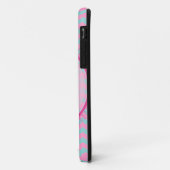 Chevron Pink Ribbon iphone 5 Hoesje (Achterkant/links)