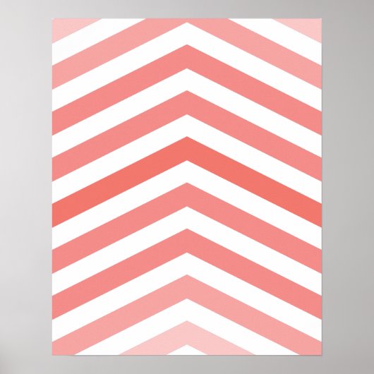 Chevron Print { CORAL} (Voorkant)