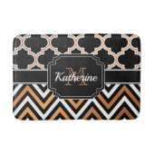 Chevron & Quatrefoil Badmat (Voorkant)