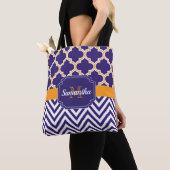 Chevron & Quatrefoil Tote Bag (Dichtbij)