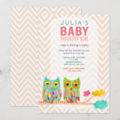 Chevron Rainbow - Eigenaren van bomen in het Baby  Kaart (Voorkant / Achterkant)