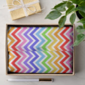 Chevron Rainbow Tissuepapier (Geschenk)