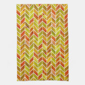 Chevron Red Sage Kitchen Towel Theedoek (Verticaal)