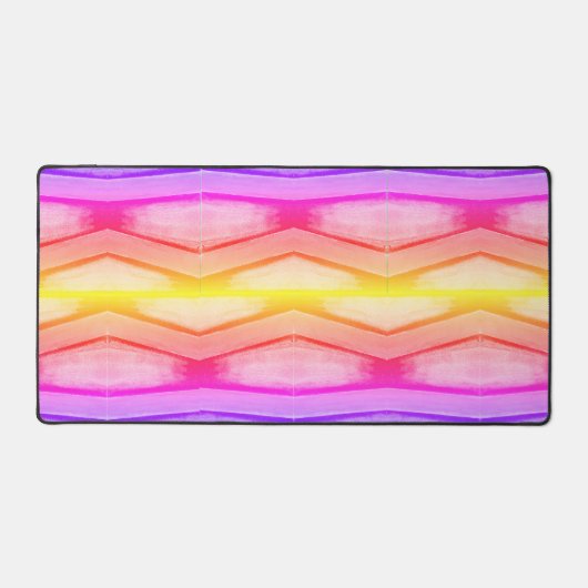 Chevron regenboog bureaumat (Voorkant)