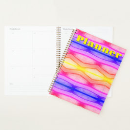 Chevron regenboog planner