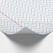 Chevron Ruled Notitieboek Paper - Wrappapier Cadeaupapier (Hoek)