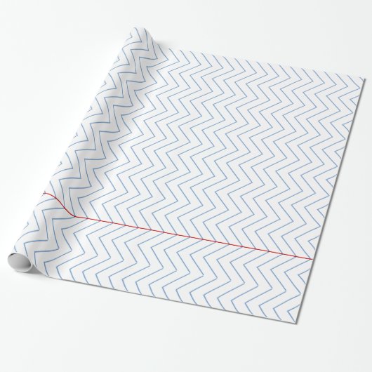Chevron Ruled Notitieboek Paper - Wrappapier Cadeaupapier (Uitgerold)
