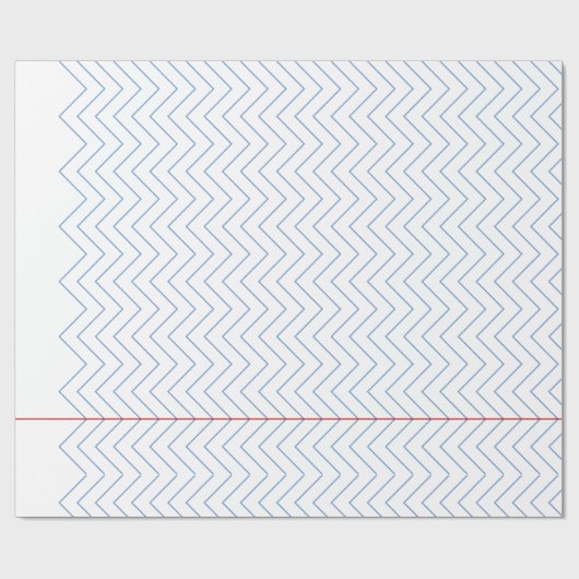Chevron Ruled Notitieboek Paper - Wrappapier Cadeaupapier (Vlak)