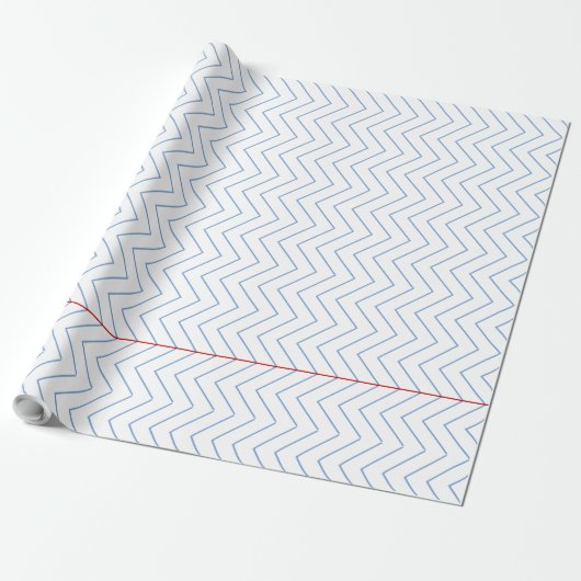 Chevron Ruled Notitieboek Paper - Wrappapier Cadeaupapier (Uitgerold)