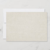 Chevron Rustic Chic Mason Jar Vrijgezellenfeest Kaart (Achterkant)