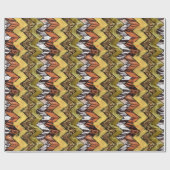 Chevron Safari Cadeaupapier (Vlak)
