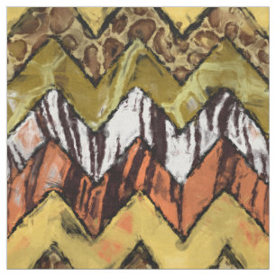 Chevron Safari Stof