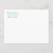 Chevron Save the Date Briefkaart (Achterkant)