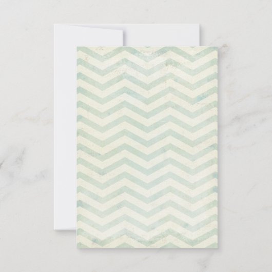 chevron scheepvaart trouw oude anker RSVP kaarten (Achterkant)