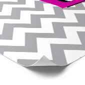 Chevron Seven Letter Name Growth Chart Poster (Hoek)