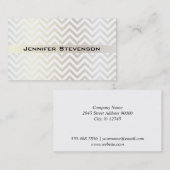 Chevron (Shine) Visitekaartje (Voorkant / Achterkant)