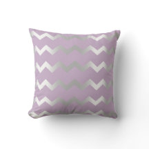 Chevron Silver Gray Stripes Lines Lavender