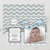 Chevron Sip en bekijk het nieuwe fotosjabloon voor Kaart (Voorkant / Achterkant)