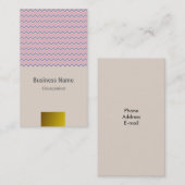 Chevron Soft Visitekaartje (Voorkant / Achterkant)