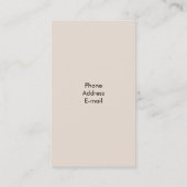 Chevron Soft Visitekaartje (Achterkant)