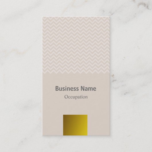 Chevron Soft Visitekaartje (Voorkant)