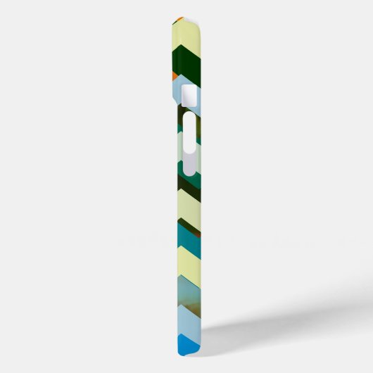 chevron - stijlvol gelaagd Case-Mate iPhone case (Achterkant / Links)