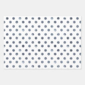 Chevron Stippen Inpakpapier Set van 3 Vel (Voorkant 3)