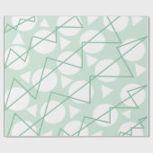 Chevron Streep Geometrisch Cadeaupapier (Vlak)