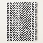 Chevron streep - zwart planner (Achterkant)