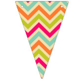 Chevron Stripe en Polka Dot Vlag Banner (Eerste vlag)