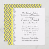 Chevron Stripe - geel Kaart (Voorkant / Achterkant)