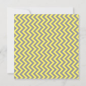 Chevron Stripe - geel Kaart (Achterkant)