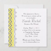 Chevron Stripe - geel Kaart (Voorkant)