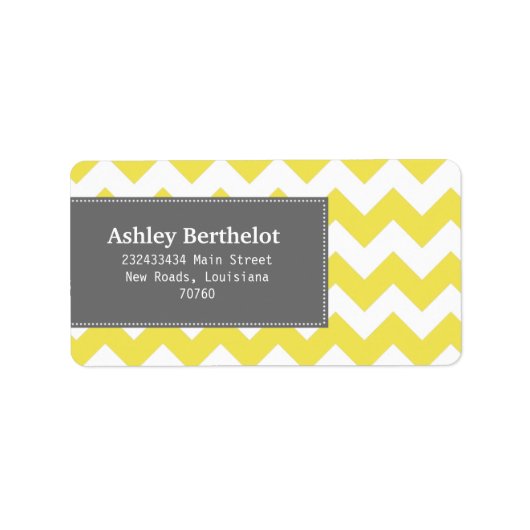 Chevron Stripes (de beste prijs van vandaag) Etiket (Voorkant)