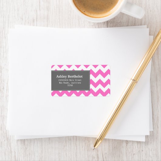 Chevron Stripes Etiket (Insitu)