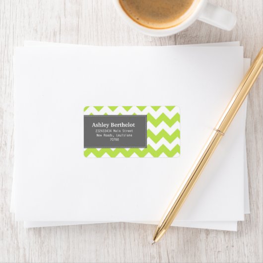 Chevron Stripes Etiket (Insitu)