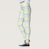 Chevron Stripes in pastelkleuren Leggings (Links)