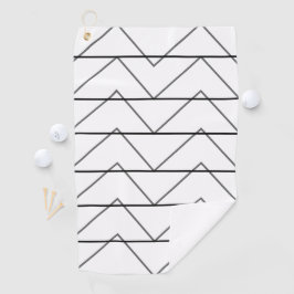 Chevron Stripes Pattern Golfhanddoek