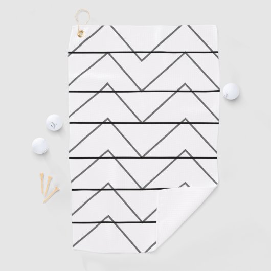 Chevron Stripes Pattern Golfhanddoek (Insitu)