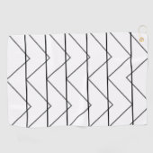 Chevron Stripes Pattern Golfhanddoek (Horizontaal)