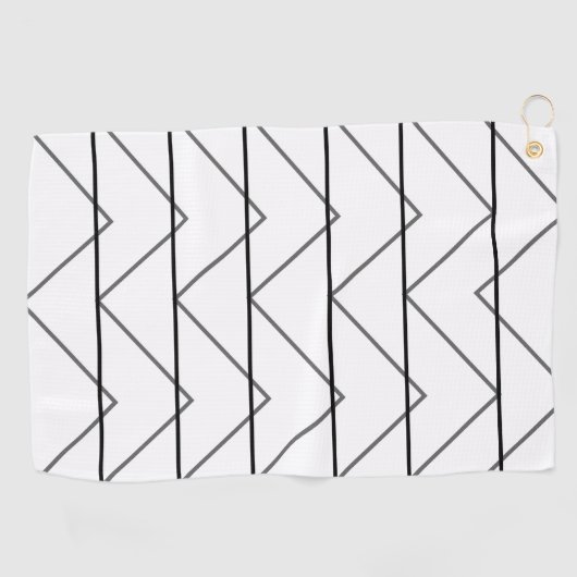 Chevron Stripes Pattern Golfhanddoek (Horizontaal)