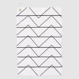 Chevron Stripes Pattern Golfhanddoek