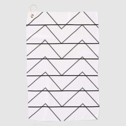 Chevron Stripes Pattern Golfhanddoek (Voorkant)