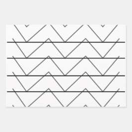 Chevron Stripes Pattern Inpakpapier Vel
