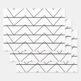 Chevron Stripes Pattern Inpakpapier Vel