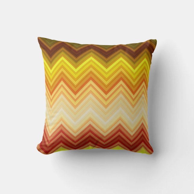 Chevron Stripes Pattern Sierkussen (Voorkant)